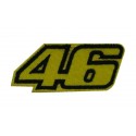 0399 Embroidered patch 8x4  Nº 46 VALENTINO ROSSI