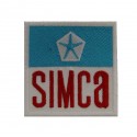 1766 Embroidered patch 7X6 SIMCA CHRYSLER