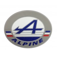 1783 Parche emblema bordado 22X17 ALPINE RENAULT FRANCIA