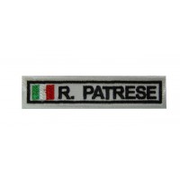 Patch emblema bordado 10X2.3 RICARDO PATRESE ITALIA