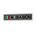 Patch écusson brodé 10X2.3 MASSIMO MIKI BIASION ITALIE