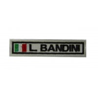 Patch emblema bordado 10X2.3 LORENZO BANDINI ITALIA