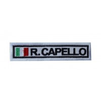 Embroidered patch 10X2.3 RINALDO CAPELLO ITALY