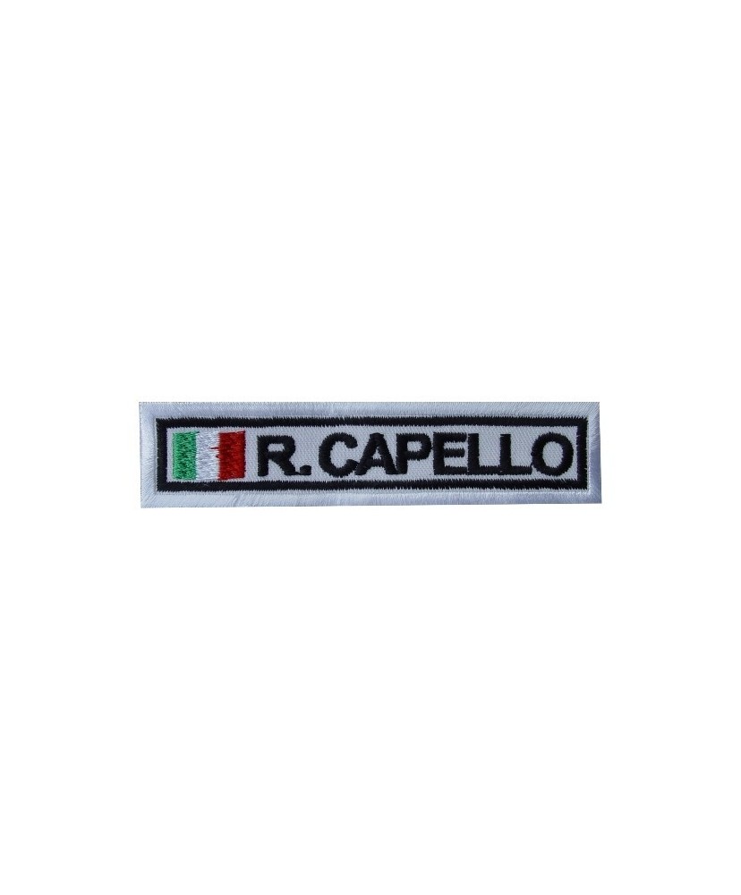 Patch emblema bordado 10X2.3 RINALDO CAPELLO ITALIA