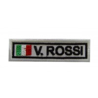 Patch emblema bordado 8X2.3 VALETINO ROSSI ITALIA