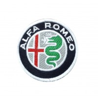 1827 Patch écusson brodé 7x7 ALFA ROMEO logo 2015