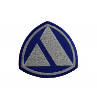 1831 Patch emblema bordado 7x7 AUTOBIANCHI azul