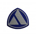 1831 Patch emblema bordado 7x7 AUTOBIANCHI azul