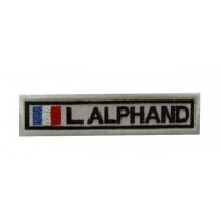 Embroidered patch 10X2.3 LUC ALPHAND FRANCE