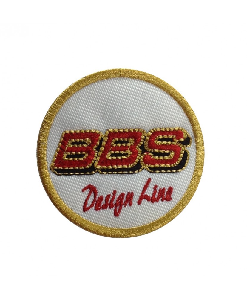 1833 Embroidered patch 6X6 BBS DESIGN LINE