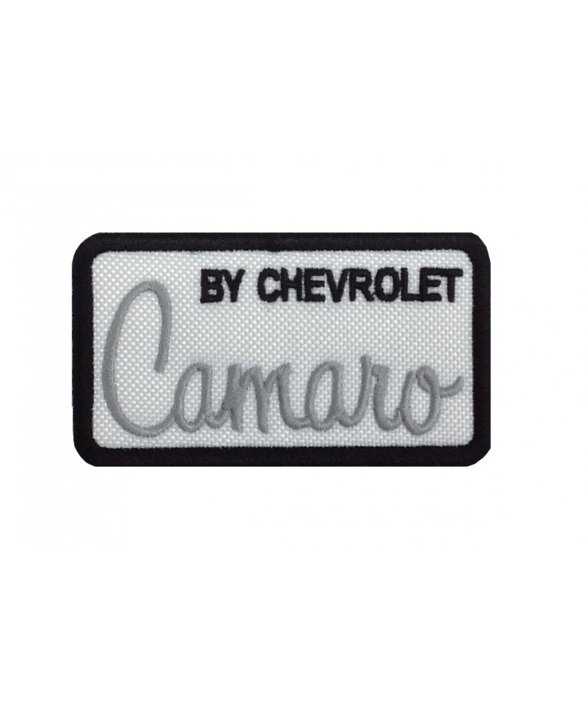 1840 Embroidered patch sew on 8X4 CAMARO BY CHEVROLET