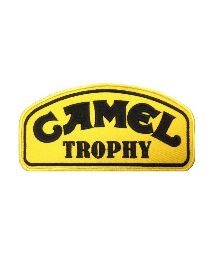 0038 Embroidered patch 20x10 CAMEL TROPHY black