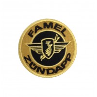 1845 Patch emblema bordado 7x7 FAMEL  ZUNDAPP