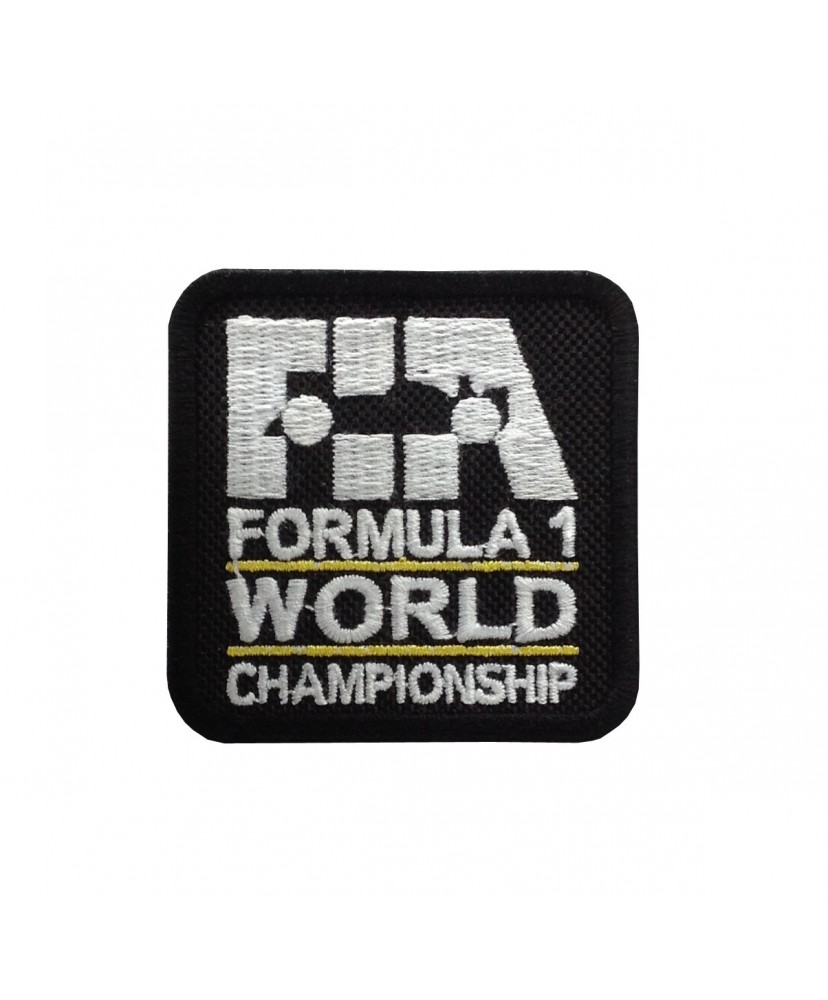 1848 Embroidered sew on patch 6X6 FIA F1 FORMULA 1 WORLD CHAMPIONSHIP