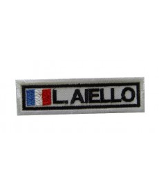 Embroidered patch 8X2.3 LAURENT AIELLO FRANCE