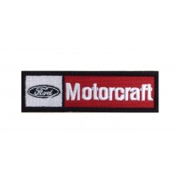 1849 Embroidered sew on patch 10x3 FORD MOTORCRAFT