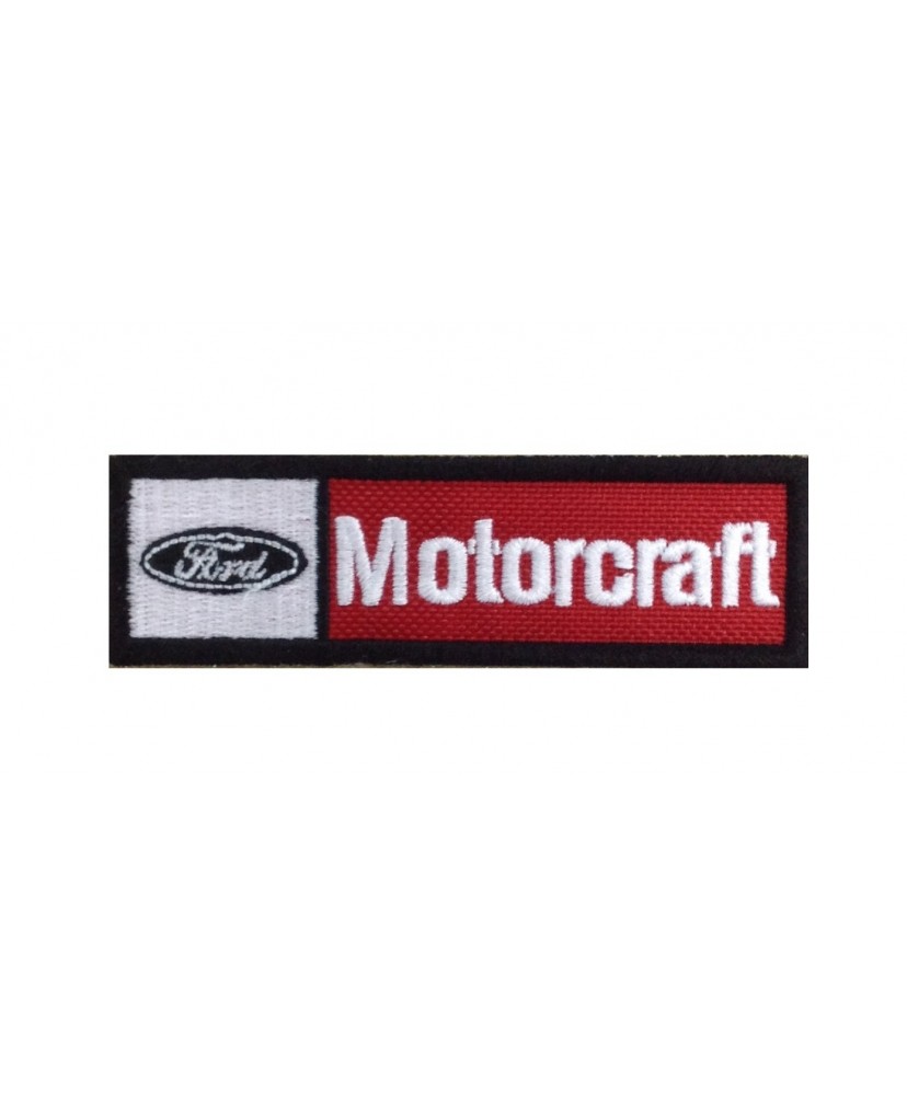 1849 Embroidered sew on patch 10x3 FORD MOTORCRAFT