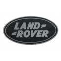 0031 Embroidered patch 25x14 LAND ROVER grey