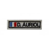 Embroidered patch 8X2.3 DIDIER AURIOL FRANCE