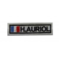 Patch emblema bordado 8X2.3 HUBER AURIOL FRANÇA