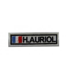 Patch emblema bordado 8X2.3 HUBER AURIOL FRANÇA