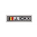 Patch emblema bordado 8X2.3 JACKY ICKX BELGICA