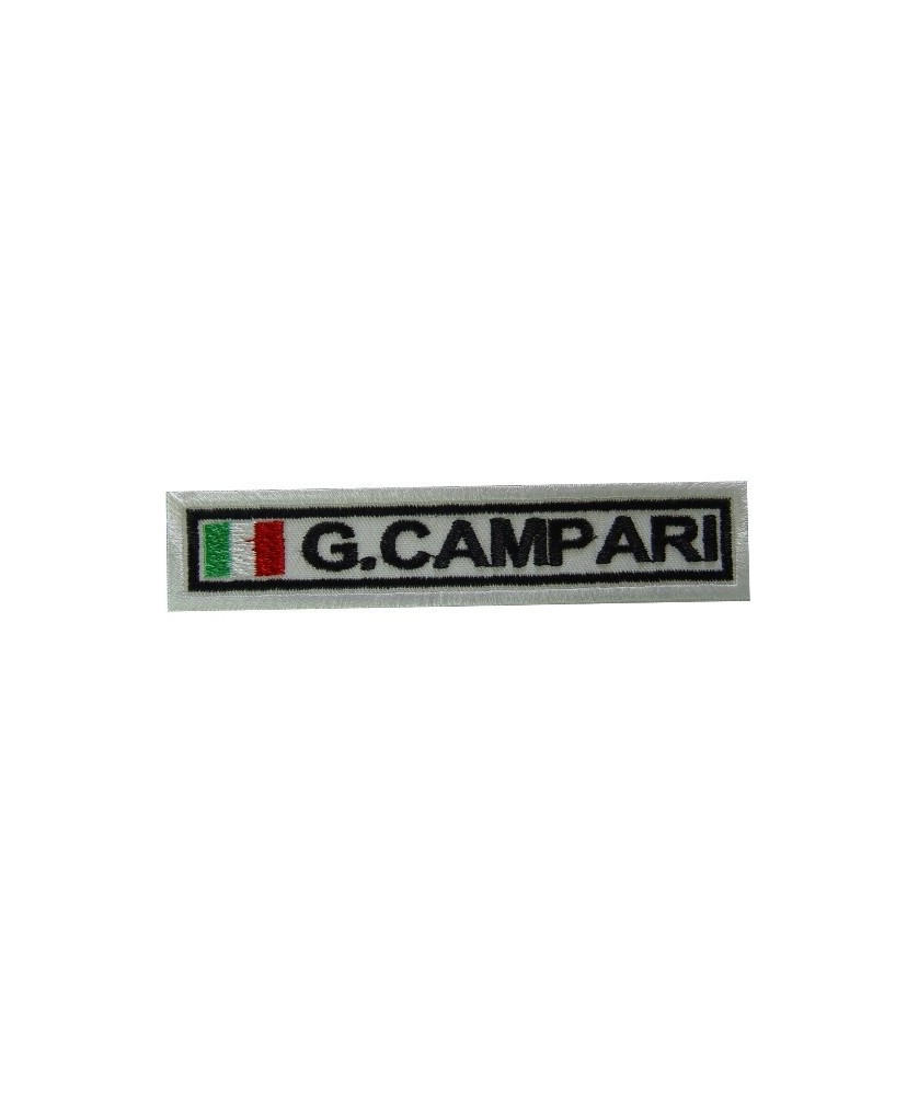 Embroidered patch 11X2.3 GIUSEPPE CAMPARI ITALY