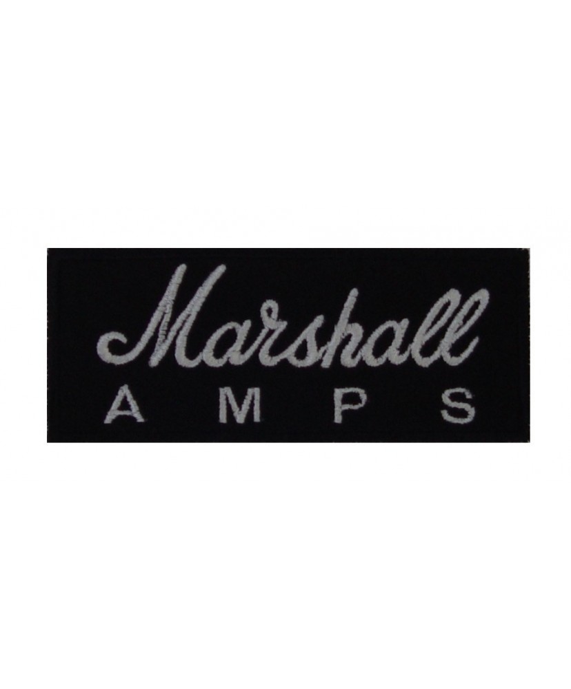 Patch écusson brodé 10x4 MARSHALL AMPS amplifiers