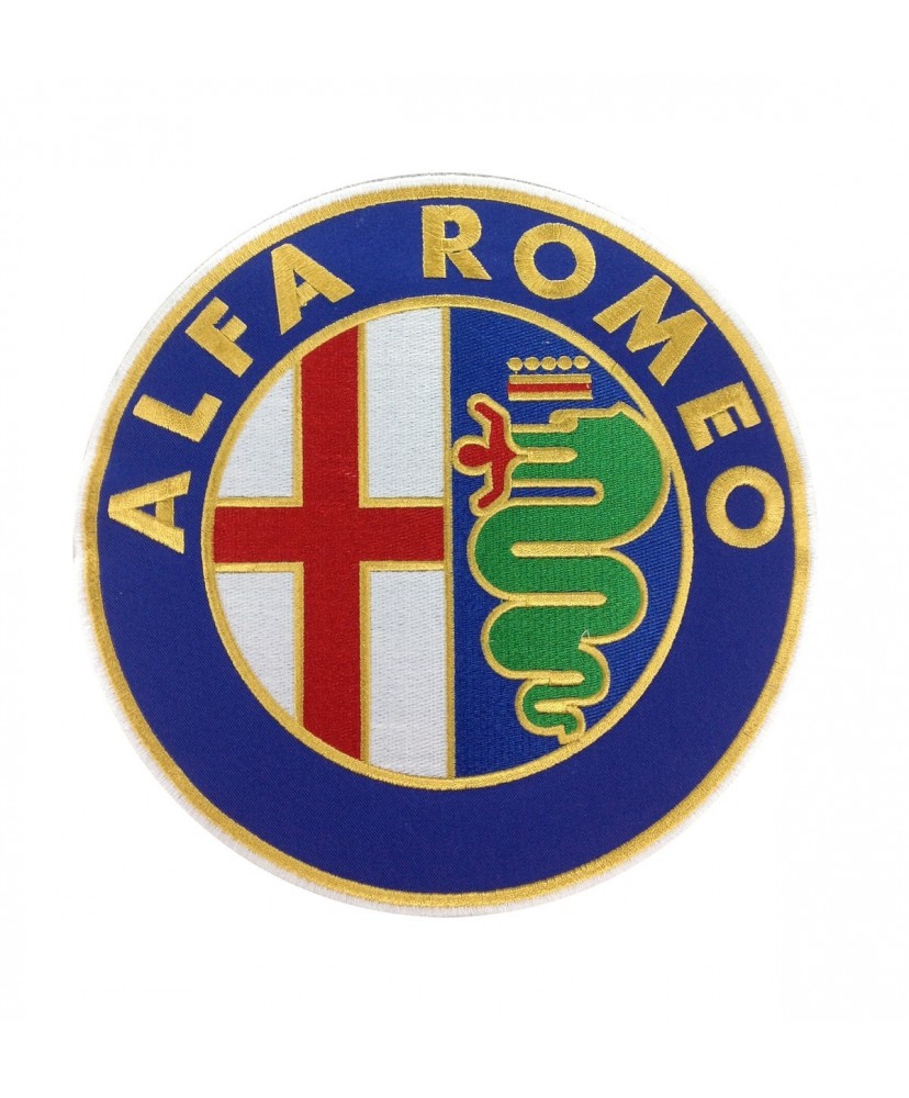 0497 Embroidered patch 22x22 ALFA ROMEO