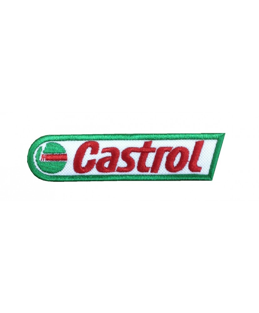 1914 Embroidered patch 10X3 CASTROL FORMULA RACING