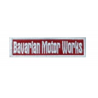 1916 Embroidered sew on patch 11X3 BMW BAVARIAN MOTOR WORKS