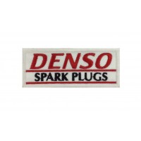 1918 Embroidered sew on patch 10x4 DENSO spark plugs