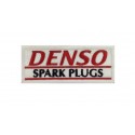 1918 Embroidered sew on patch 10x4 DENSO spark plugs