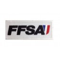 0954 Patch emblema bordado 10x4 FFSA FÉDÉRATION FRANÇAISE SPORT AUTOMOBILE