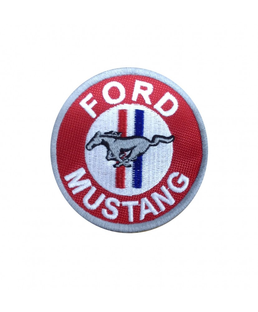1919 Embroidered sew on patch 7x7 FORD MUSTANG