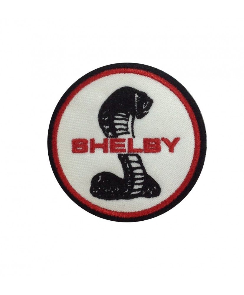1920 Embroidered sew on patch 7x7 FORD SHELBY AC COBRA MUSTANG