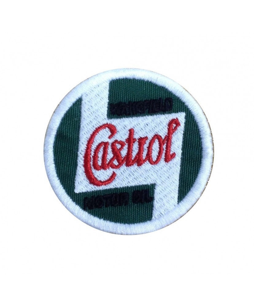 1923 Embroidered sew on patch 5X5 CASTROL WAKEFIELD MOTOR OIL