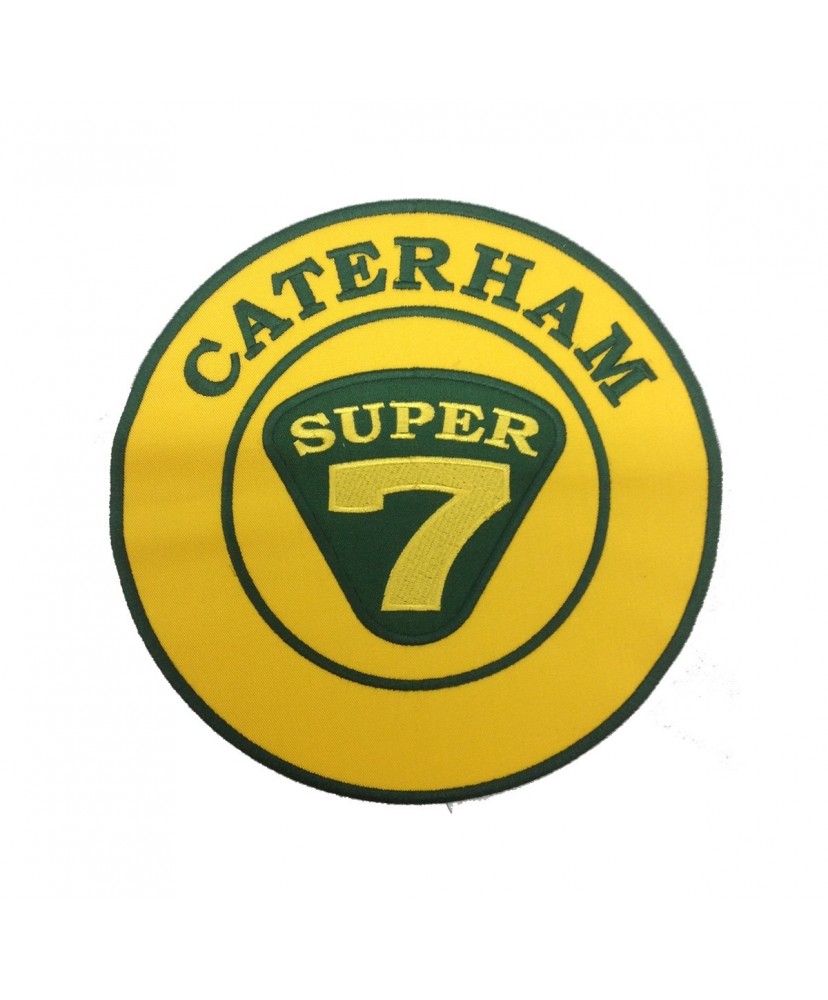1927 Embroidered sew on patch 22x22 CATERHAM 7 SUPER SEVEN