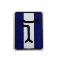0970 Patch emblema bordado 8x6 DE TOMMASO
