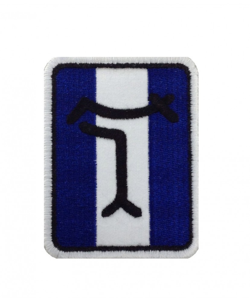 0970 Patch emblema bordado 8x6 DE TOMMASO