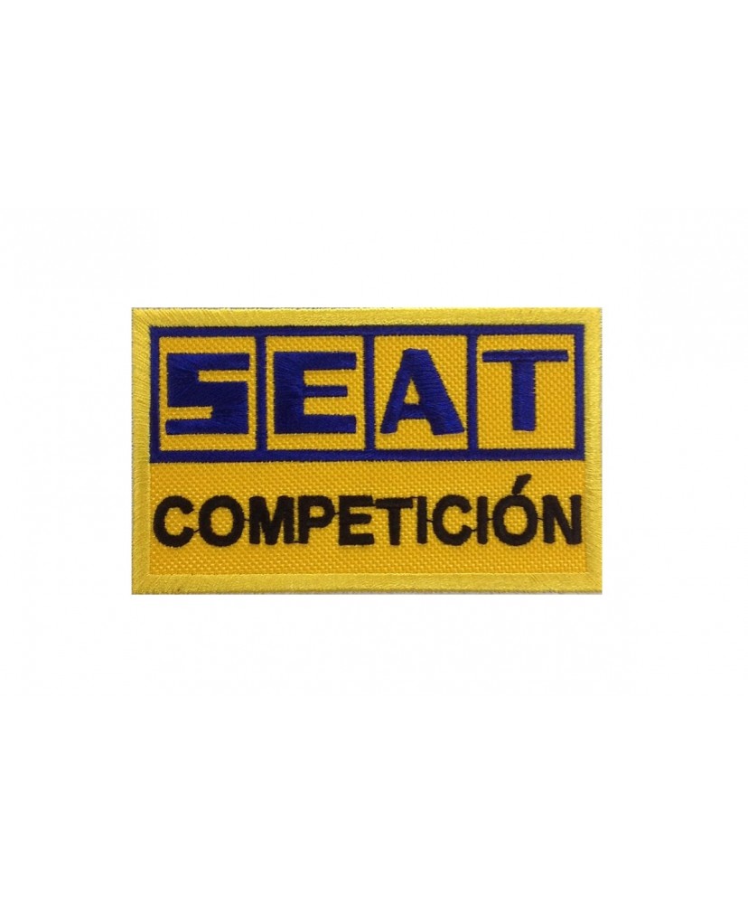 0863 Parche emblema bordado 10x6 SEAT COMPETICIÓN