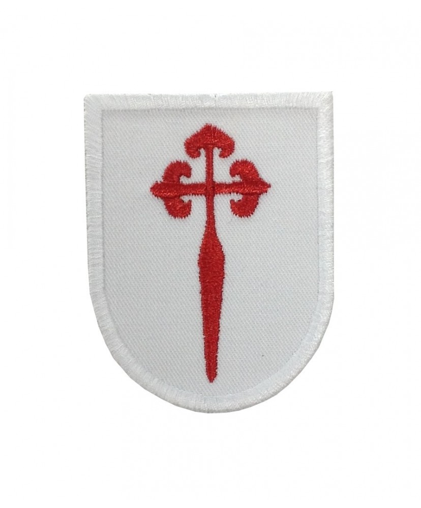 0414 Patch emblema bordado 8x6,5 ORDEM DE SANTIAGO