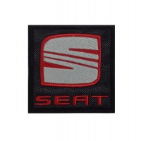 1341 Embroidered patch 7x7 SEAT LOGO 1999