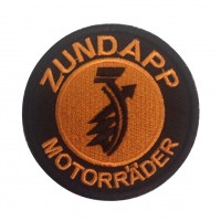0962 Embroidered patch 7x7 Zundapp Motorrader