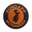 0962 Embroidered patch 7x7 Zundapp Motorrader