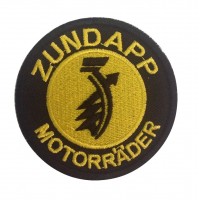 0963 Embroidered patch 7x7 Zundapp Motorrader