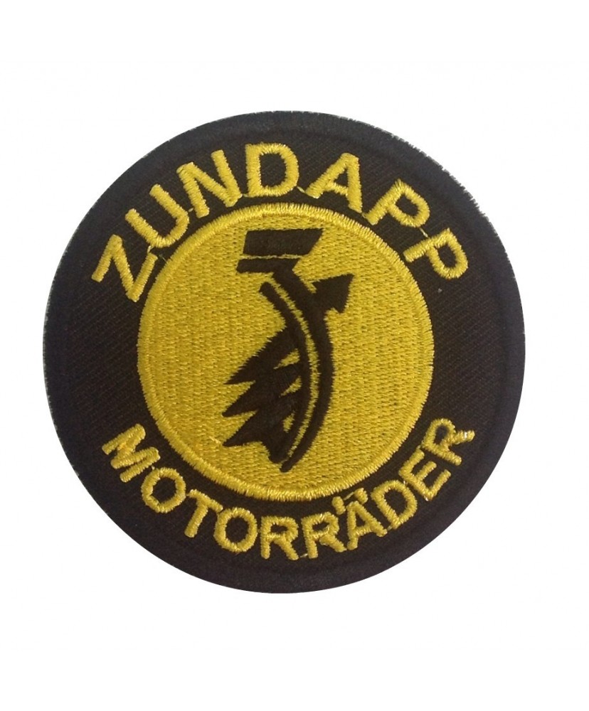 0963 Embroidered patch 7x7 Zundapp Motorrader