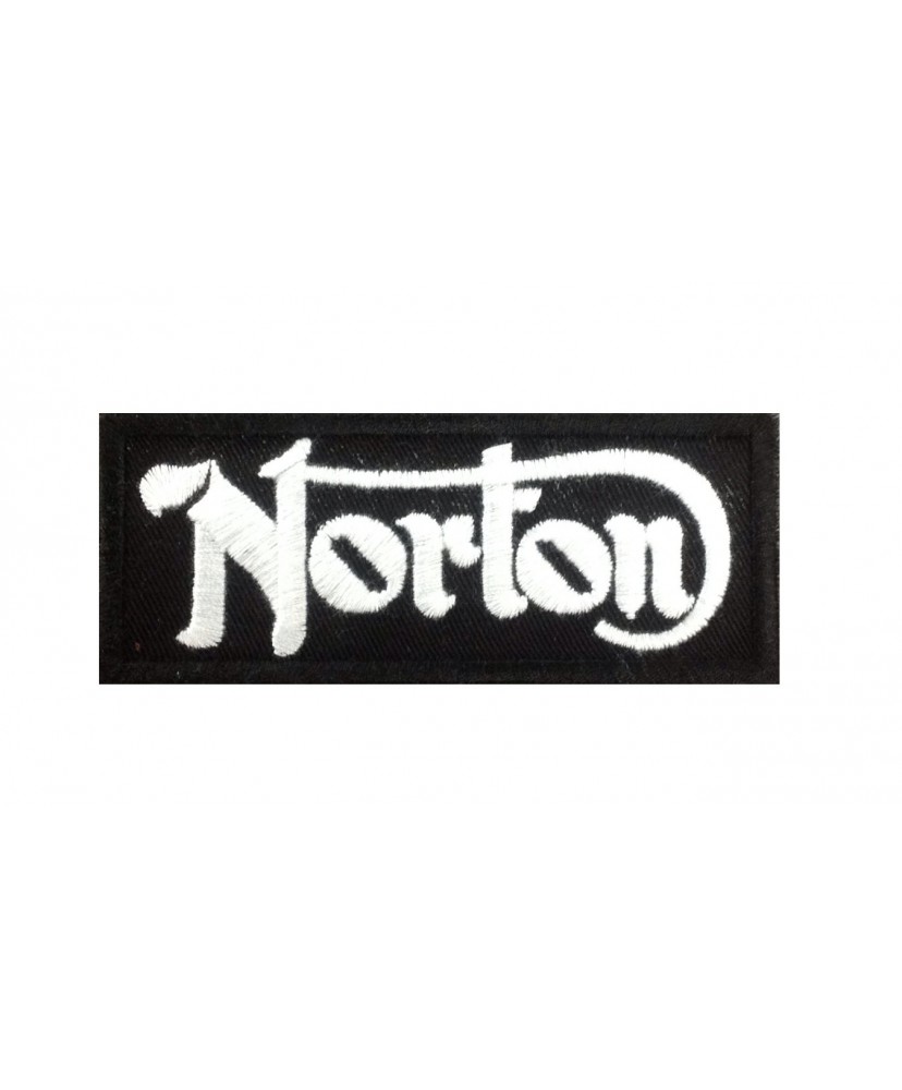 0549 Embroidered patch 10x4 NORTON MOTORCYCLES