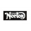 0549 Embroidered patch 10x4 NORTON MOTORCYCLES