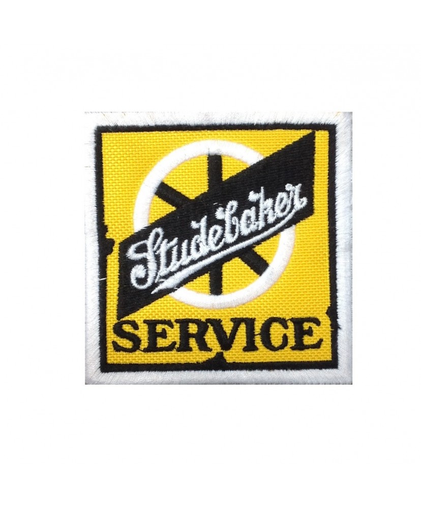 1950 Parche emblema bordado 7x7 STUDEBAKER SERVICE